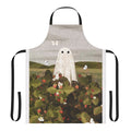 Handmade Strawberry Fields apron with vintage floral design