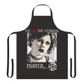 Handmade apron featuring a gothic, feminist design inspired by the 90s cult classic film The Craft