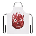 Handpainted Wilson volleyball-themed apron, a nod to the Castaway movie starring Tom Hanks