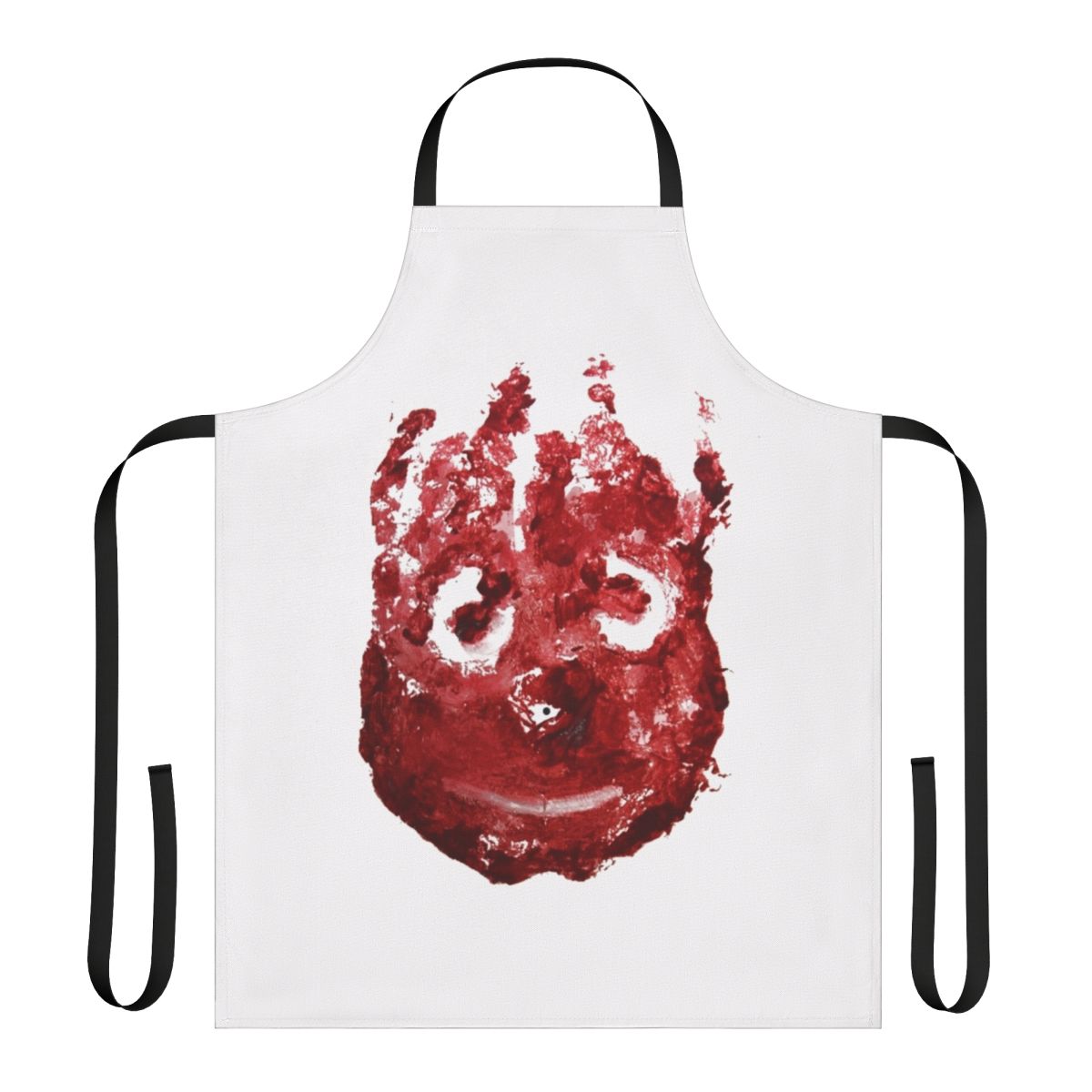 Handpainted Wilson volleyball-themed apron, a nod to the Castaway movie starring Tom Hanks