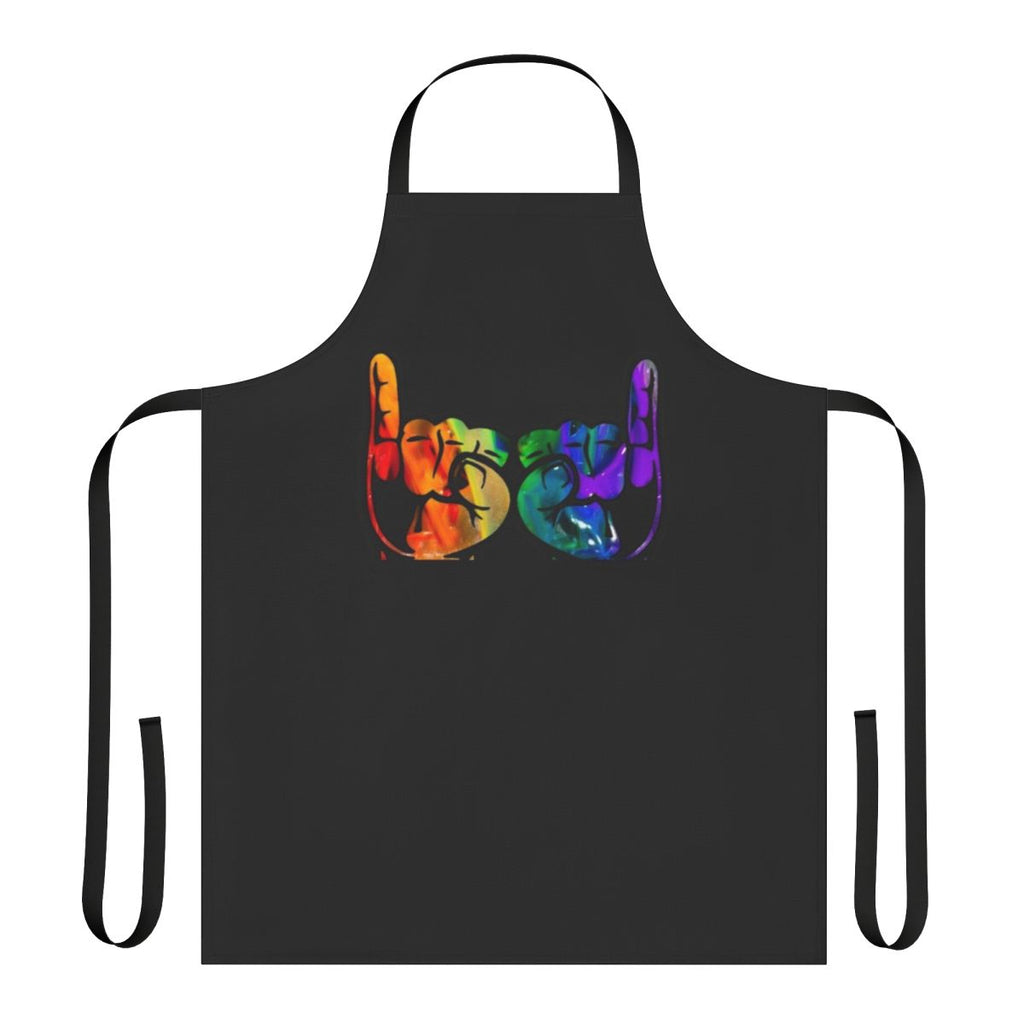 Umphreys McGee-inspired apron with a cool hands design