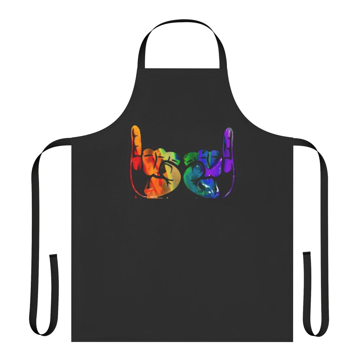 Umphreys McGee-inspired apron with a cool hands design
