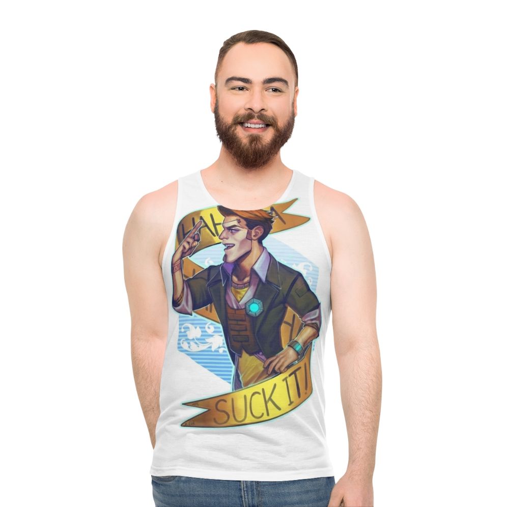 Handsome Jack Borderlands Unisex Tank Top