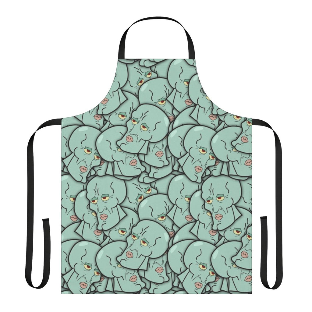Handsome man apron featuring Spongebob Squarepants inspired design