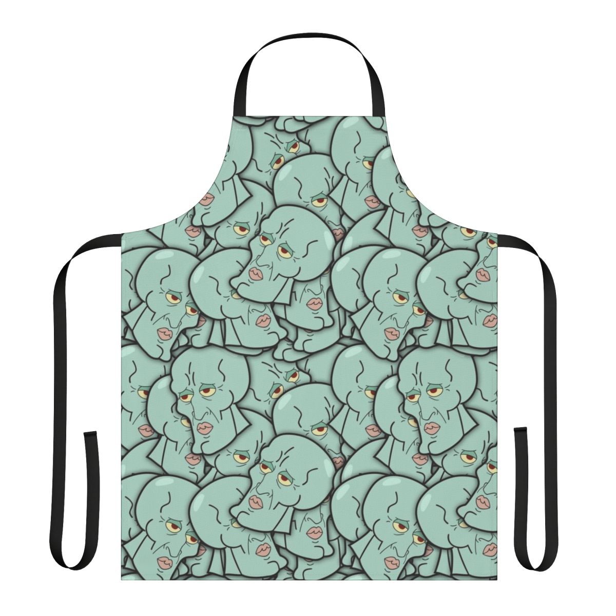 Handsome man apron featuring Spongebob Squarepants inspired design