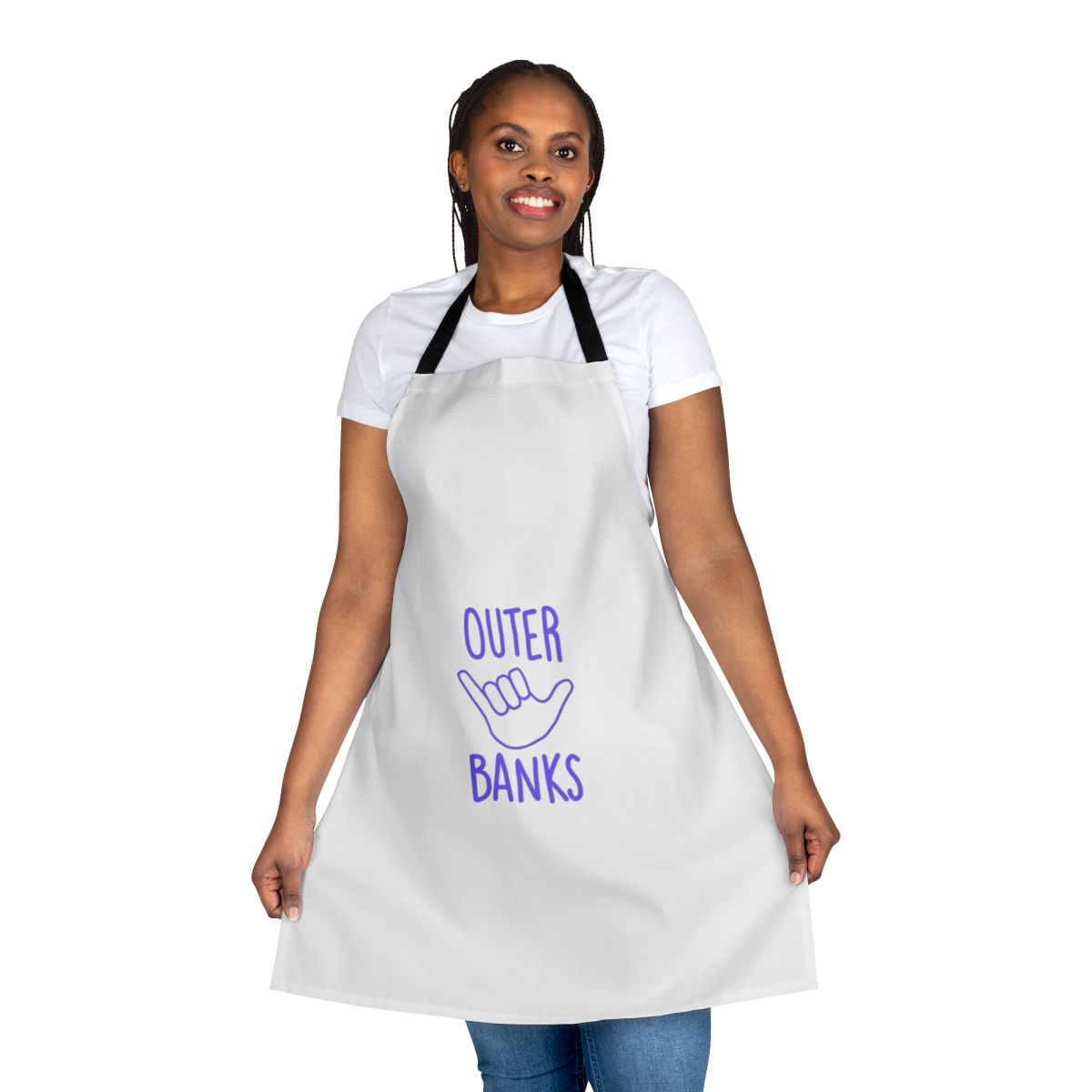 Outer Banks themed apron with "Hang Loose" design