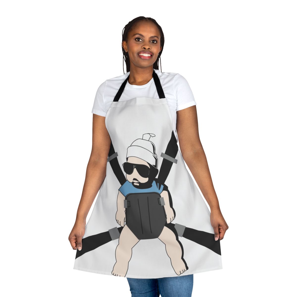 Hangover-Inspired Baby Apron with Comedy Movie Theme