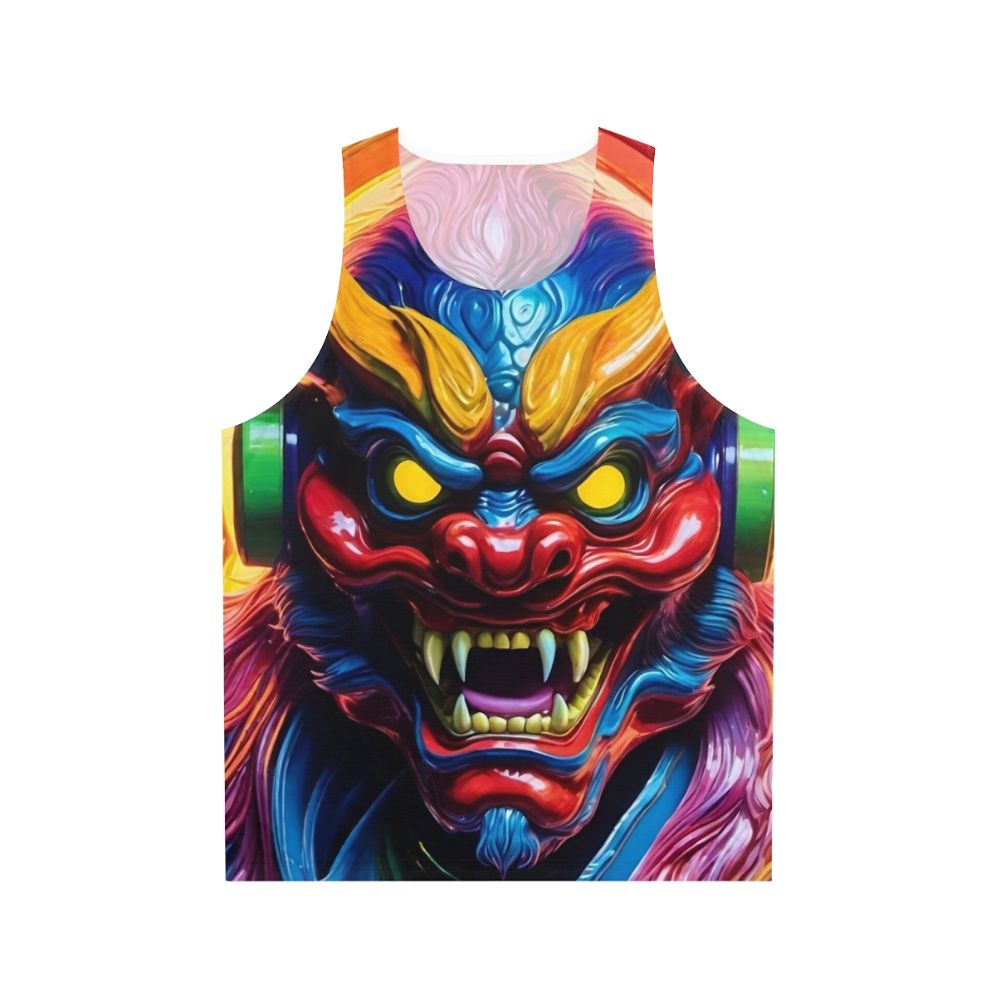 Hannya mask tank top