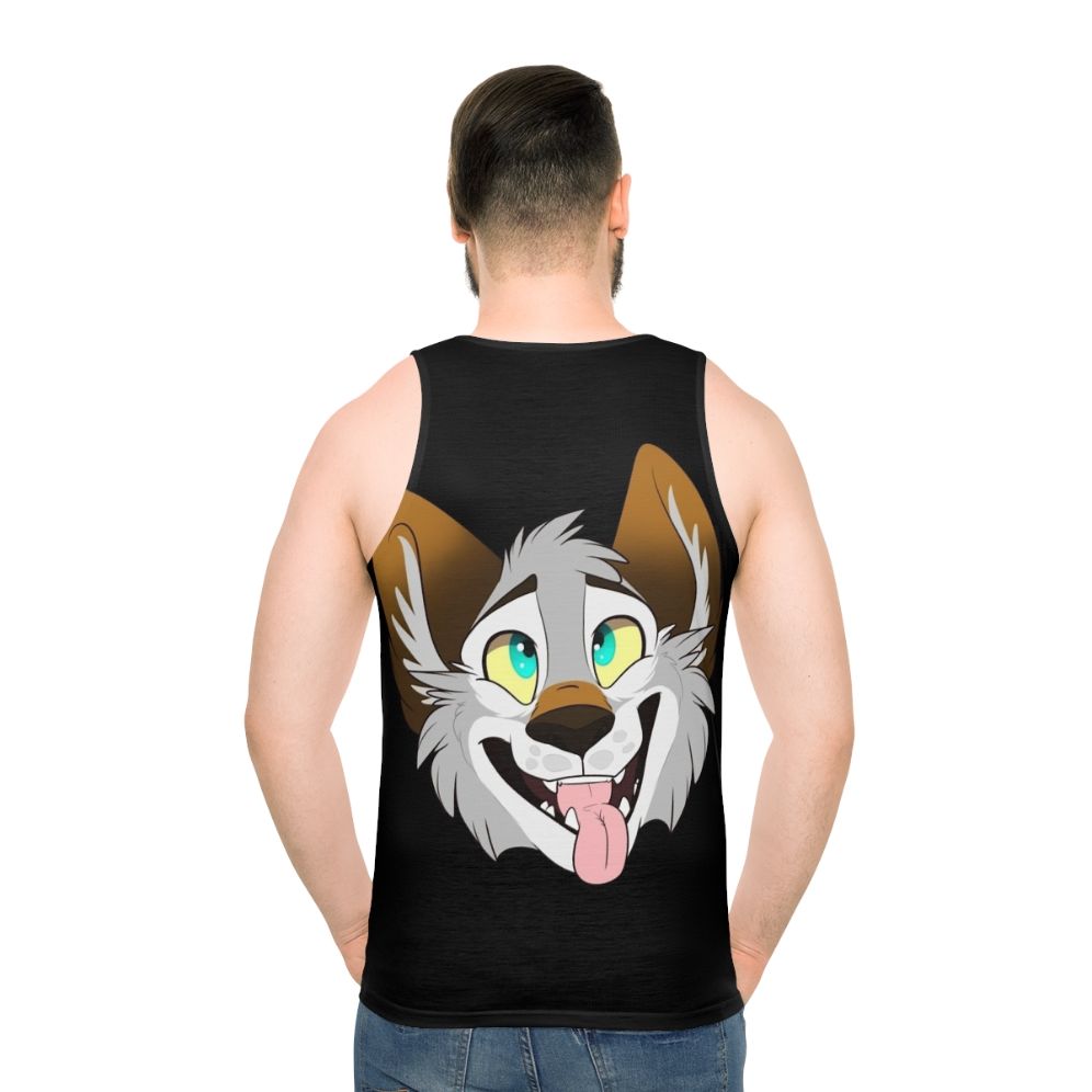 Happy Wolf Unisex Cartoon Tank Top
