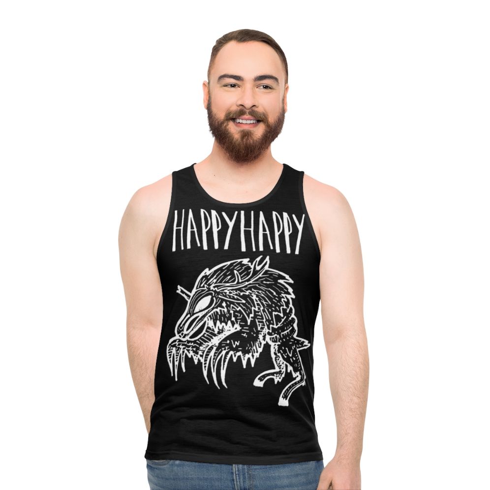 Happyhappy Wendigo Unisex White Tank Top