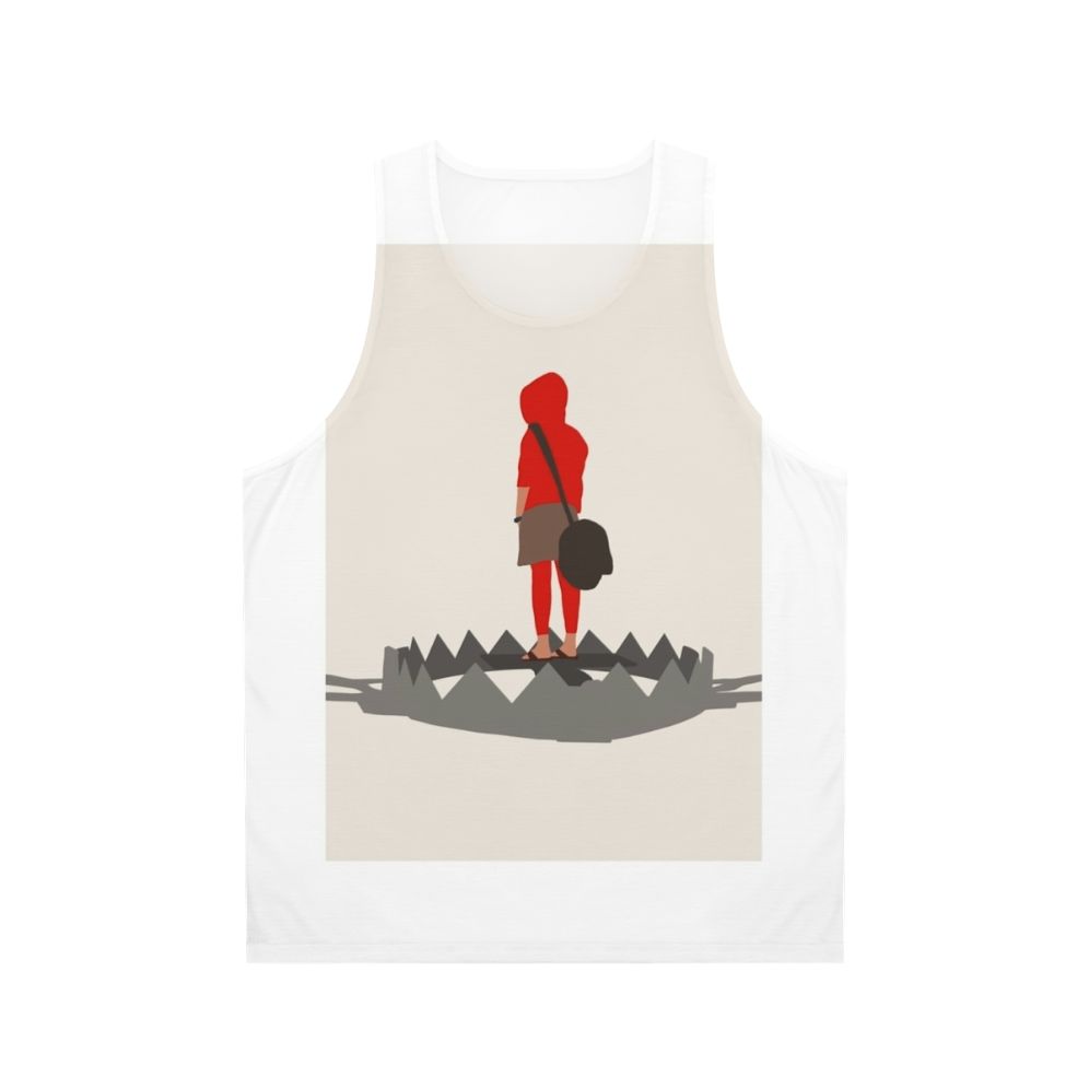 Hard Candy minimalist unisex tank top with geeky movie-inspired design