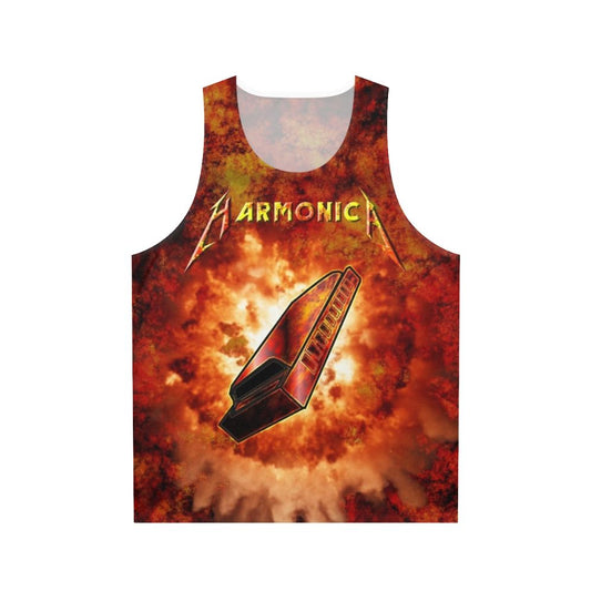Hard Rock Harmonica Unisex Tank Top
