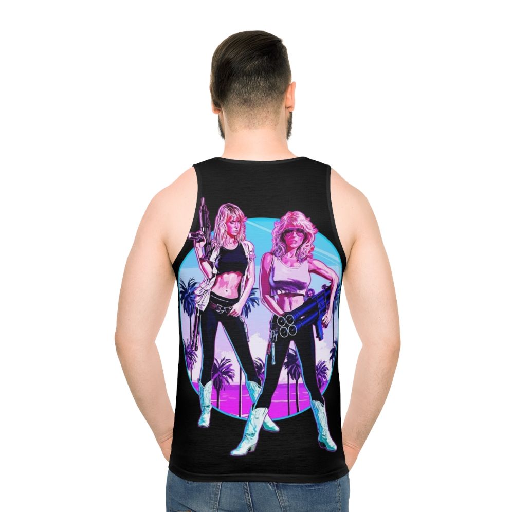 Hard Ticket To Hawaii Big Guns Unisex 80s Tank Top