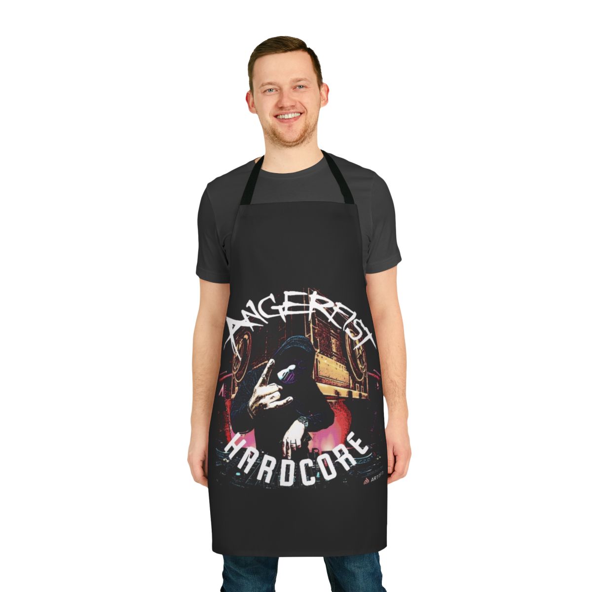 Hardcore EDM Angerfist Inspired Apron