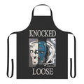 Hardcore punk band-inspired apron featuring the Knocked Loose logo