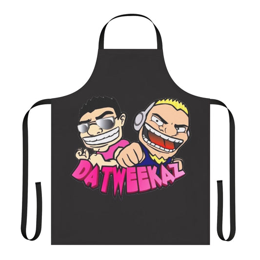 Stylish and durable apron featuring the Datweekaz logo and design, perfect for hardstyle fans and music festival enthusiasts.