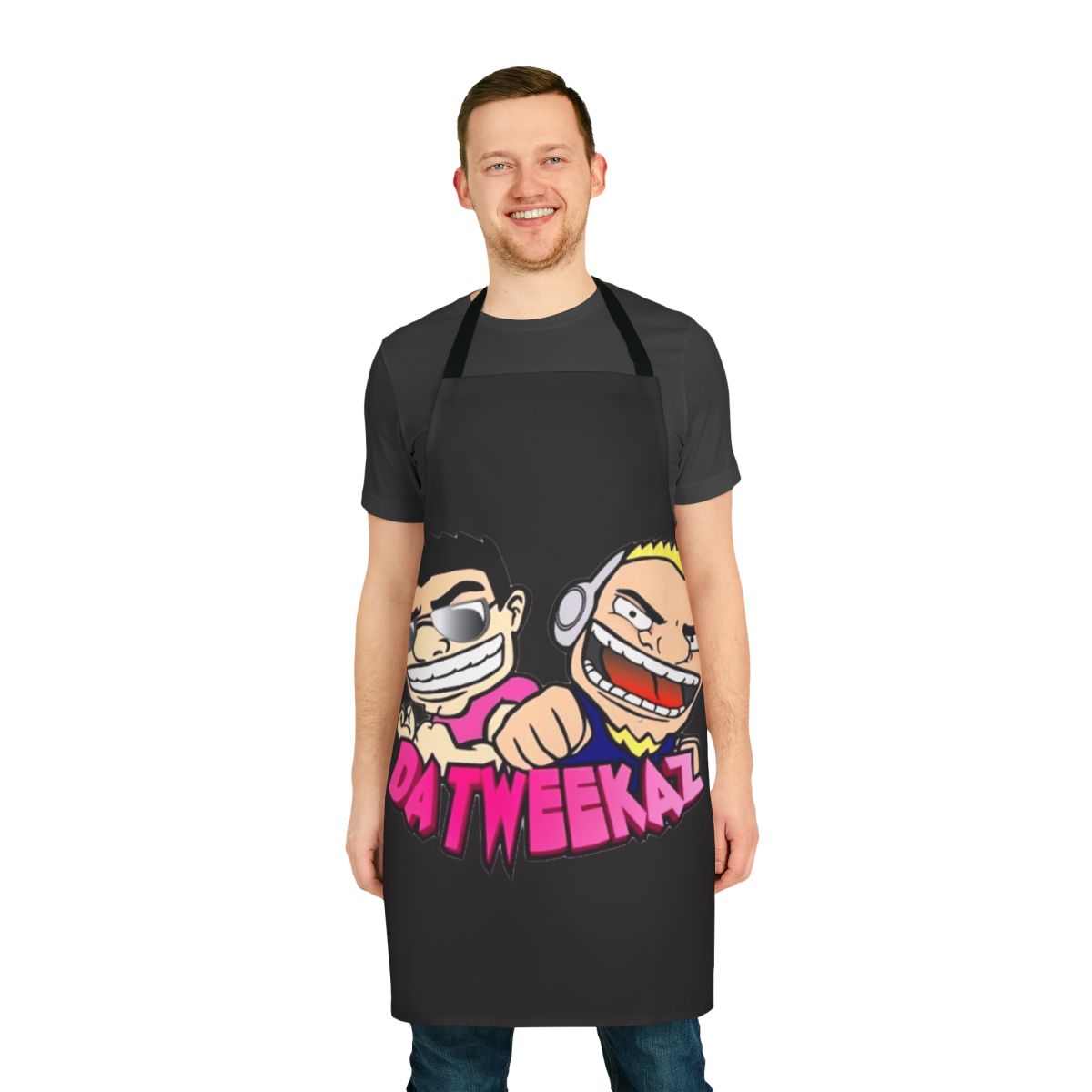Stylish and durable apron featuring the Datweekaz logo and design, perfect for hardstyle fans and music festival enthusiasts.