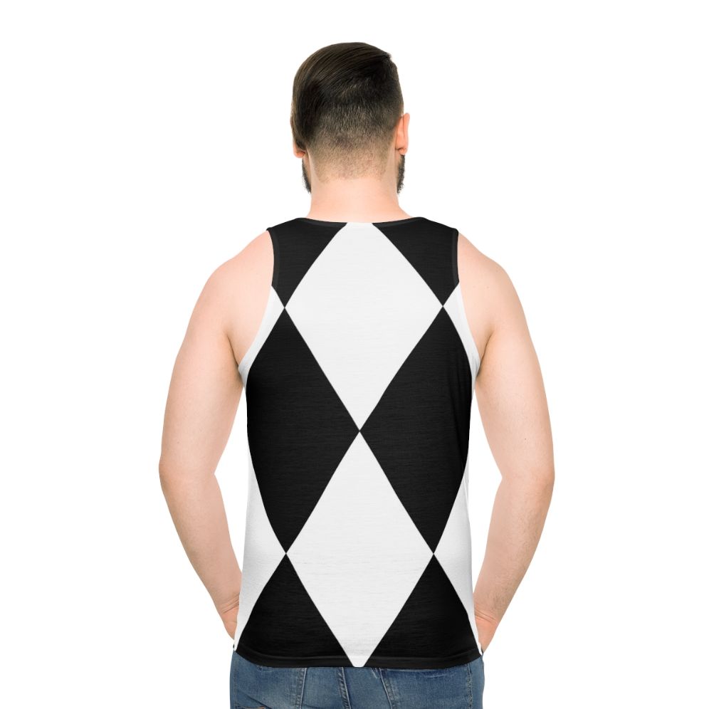 Harlequin pattern unisex tank top