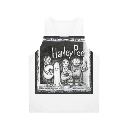 Harley Poe Folk Punk Unisex Tank Top