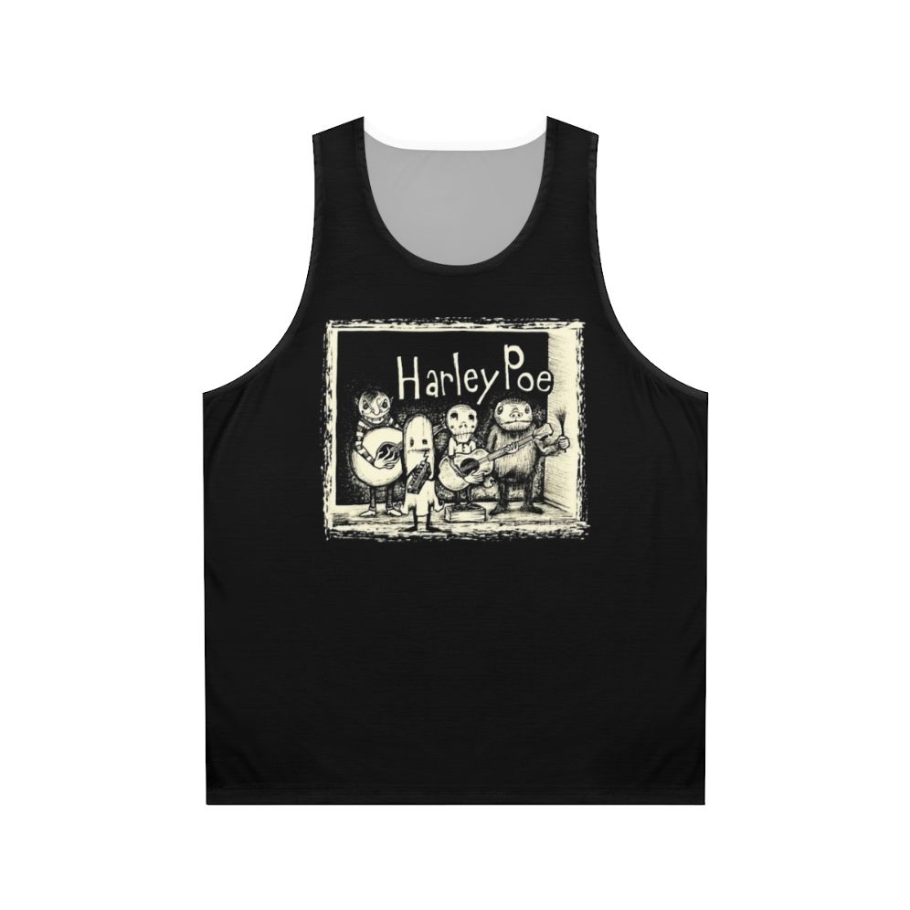 Harley Poe Folk Punk Band Unisex Tank Top