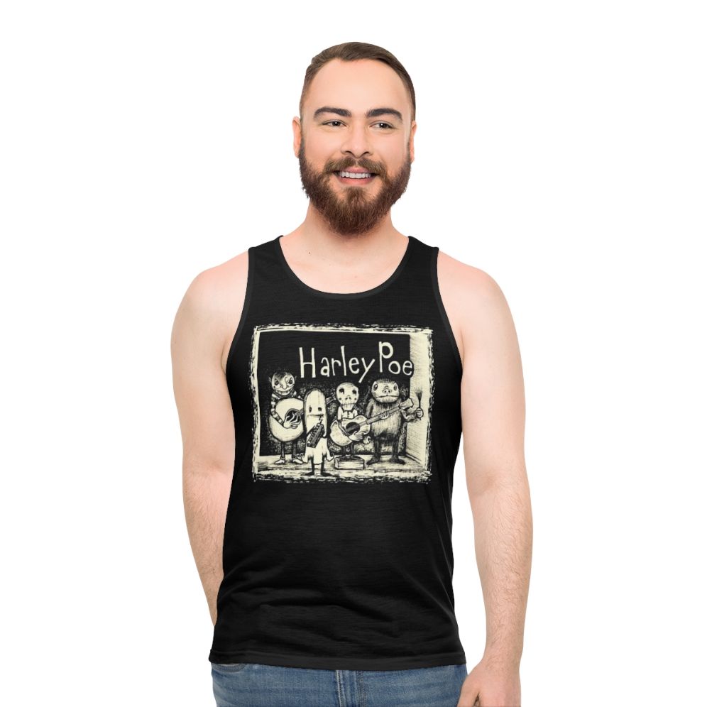 Harley Poe Folk Punk Band Unisex Tank Top