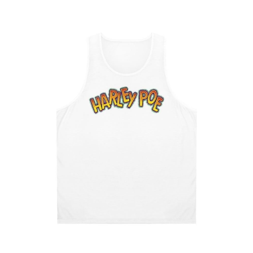 Harley Poe Unisex Punk Rock Retro Music Tank Top