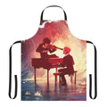 Apron featuring a beautiful symphony design, perfect for musicians and artists