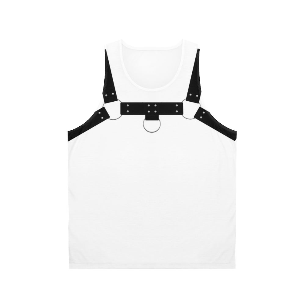 Unisex tank top with a powerful harness design