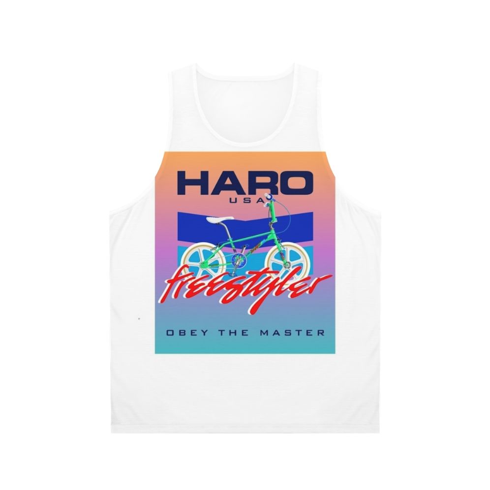 Haro Master Freestyler Unisex Retro 80s BMX Tank Top