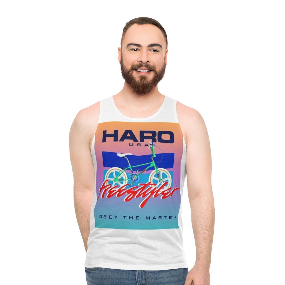 Haro Master Freestyler Unisex Retro 80s BMX Tank Top