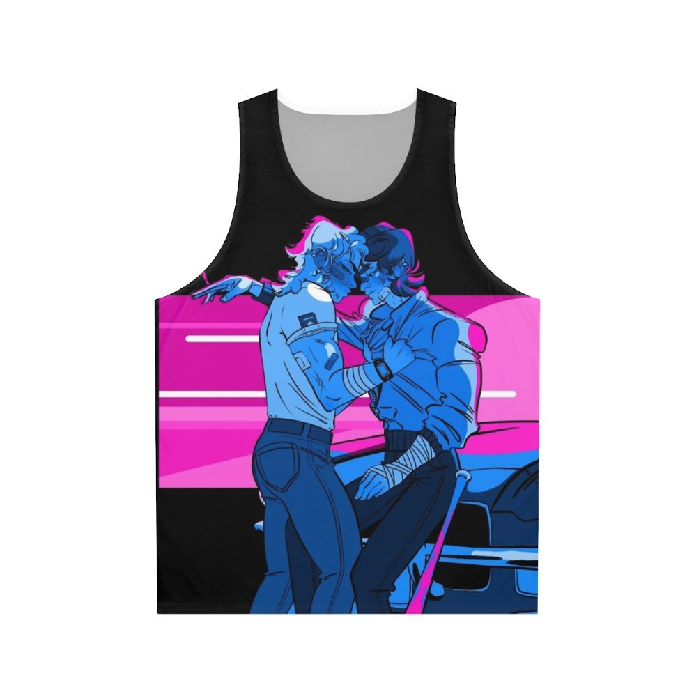 Harringrove Sunset Inspired Unisex Blue Tank Top