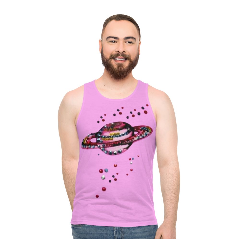 Harry Styles Planet Saturn Unisex Tank Top