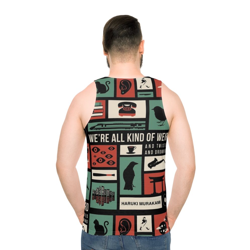 Haruki Murakami inspired unisex tank top