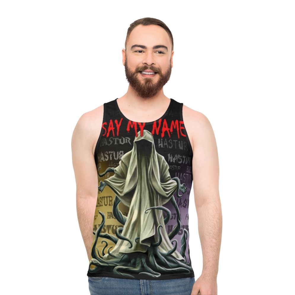 Hastur Lovecraft Horror Unisex Tank Top