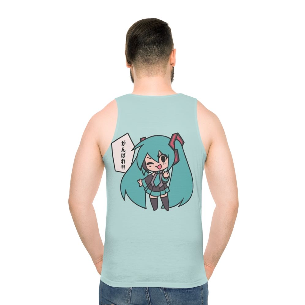 Hatsune Miku Chibi Ganbatte Unisex Tank Top