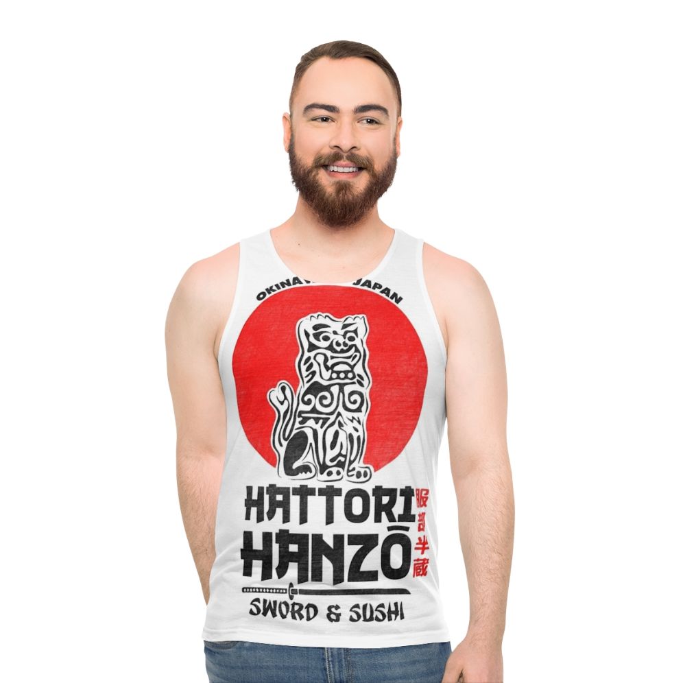 Hattori Hanzo inspired unisex tank top
