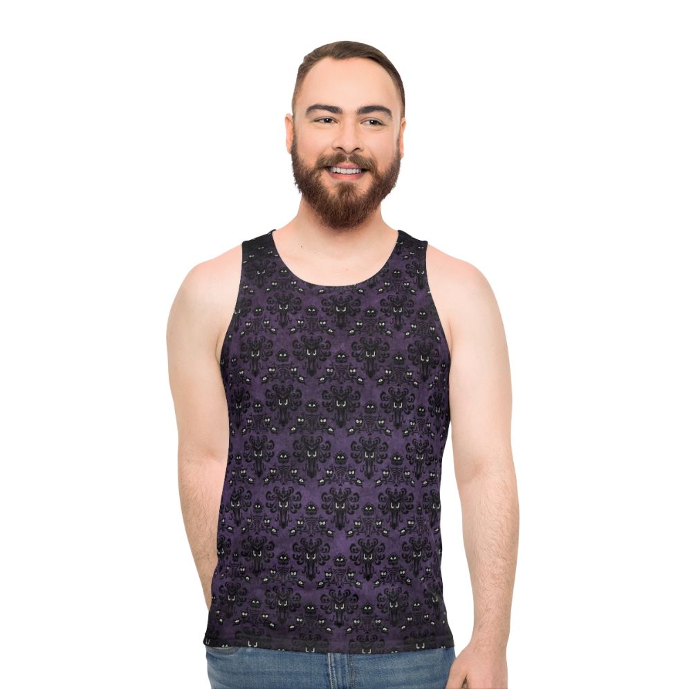 Haunted Mansion inspired unisex tank top
