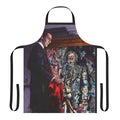 An apron featuring a haunting portrait inspired by the classic Gothic novel "The Picture of Dorian Gray".