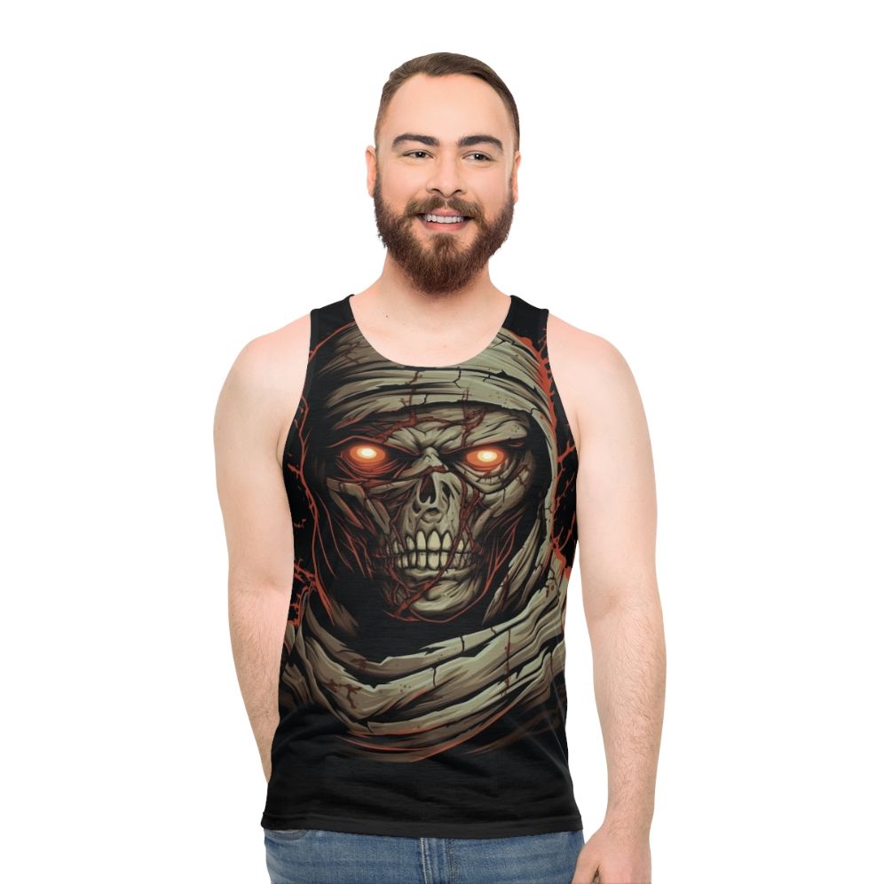 Haunting gothic unisex tank top