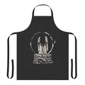 White apron with spooky "The Ring" inspired design