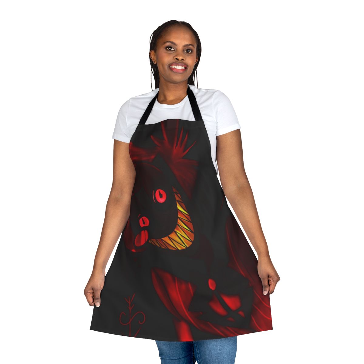 Hazbin Hotel Alastor Demon Themed Apron for Cooking and Baking