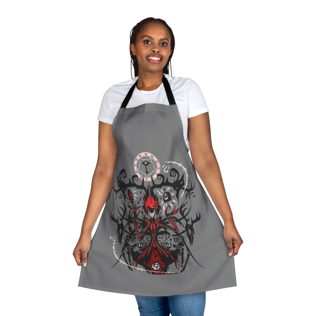 Hazbin Hotel Alastor-Inspired Kitchen Apron