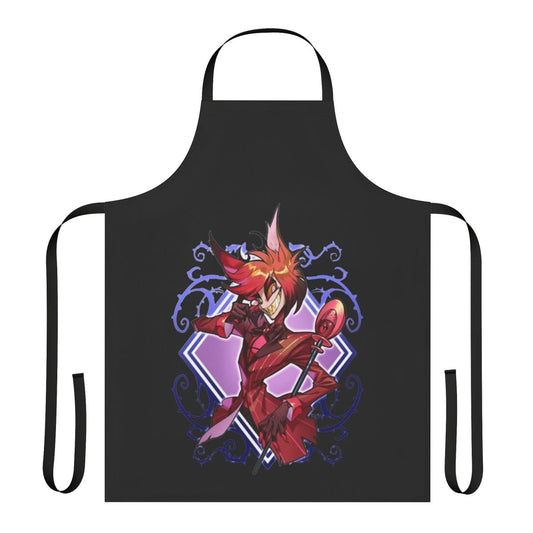 Hazbin Hotel Alastor Inspired Apron - Unique Fan Art Design