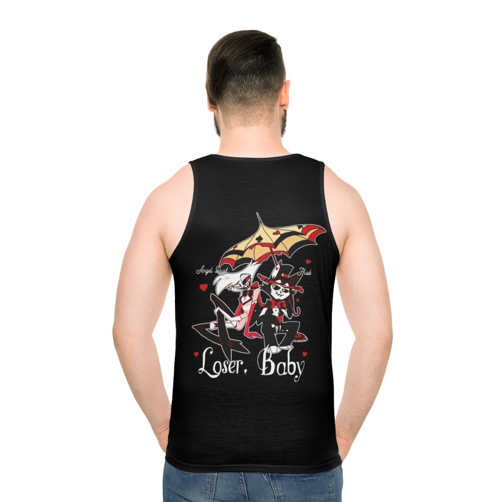 Hazbin Hotel Angel Dust and Husk Unisex Tank Top
