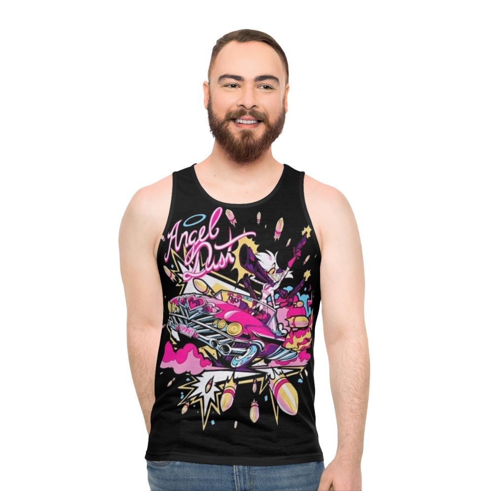 Hazbin Hotel Angel Dust Unisex Tank Top