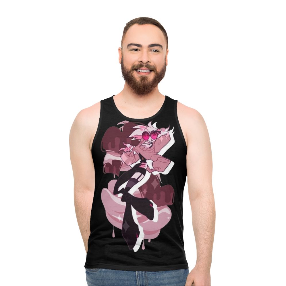 Hazbin Hotel Angel Dust Unisex Tank Top