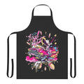 Hazbin Hotel Angel Dust themed apron with exclusive fan art design