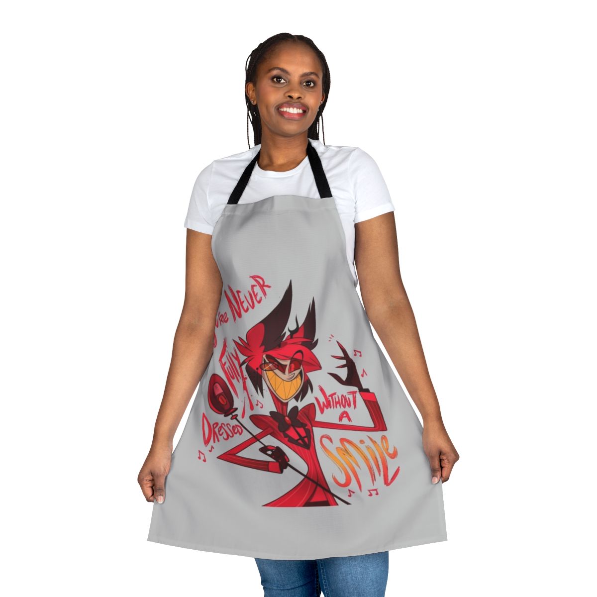 Hazbin Hotel Alastor Apron with Radio Demon Design