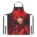 Hazbin Hotel Alastor themed apron with radio demon design