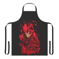 Hazbin Hotel inspired apron featuring Alastor the Radio Demon